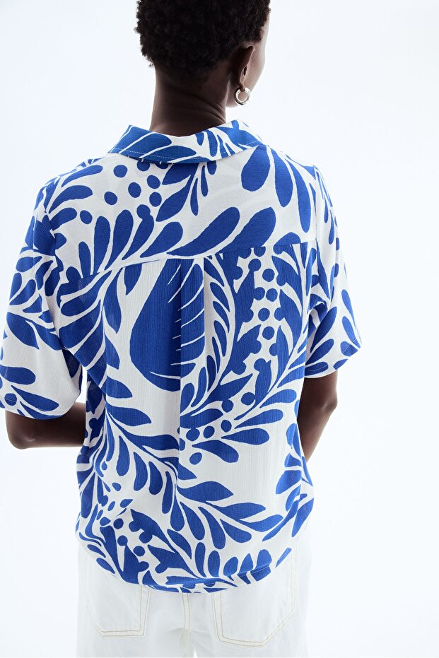 Krinkle Viskoz Gömlek - 4