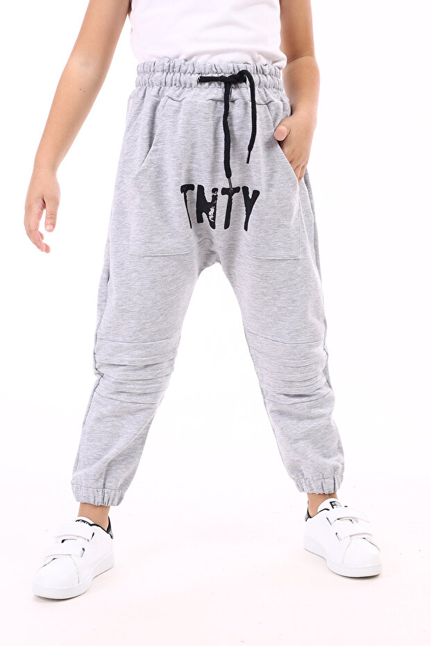 بنطال رياضي للأولاد - مطبوع - 3