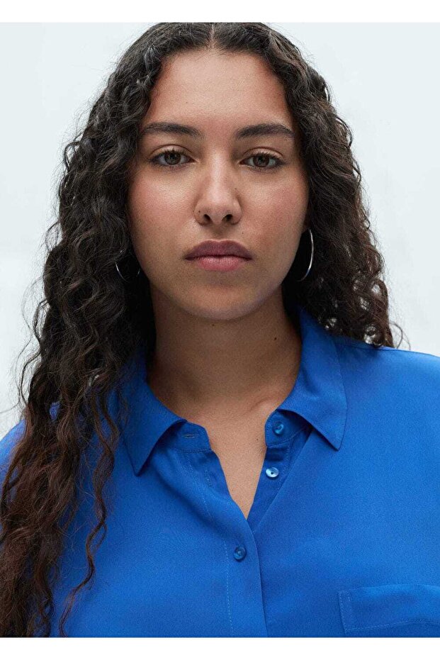 Kısa kollu cepli gömlek - 8