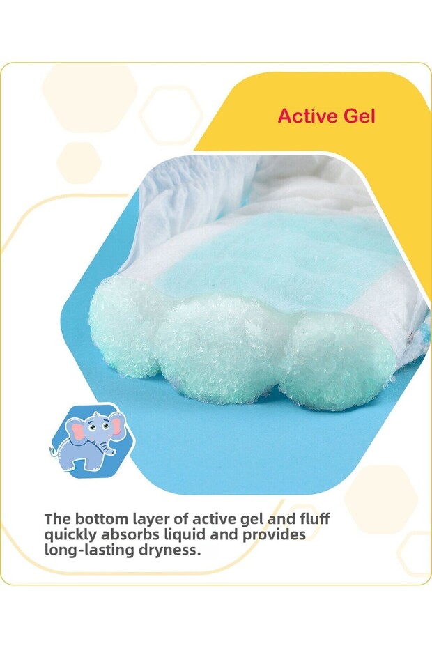 Advanced Pant Style Diapers with Aloe Vera, Size 5 - 56 Pieces - 5
