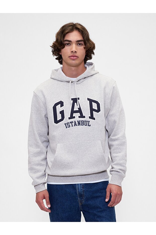 ErkekRelaxed Logo Sweatshirt - 1