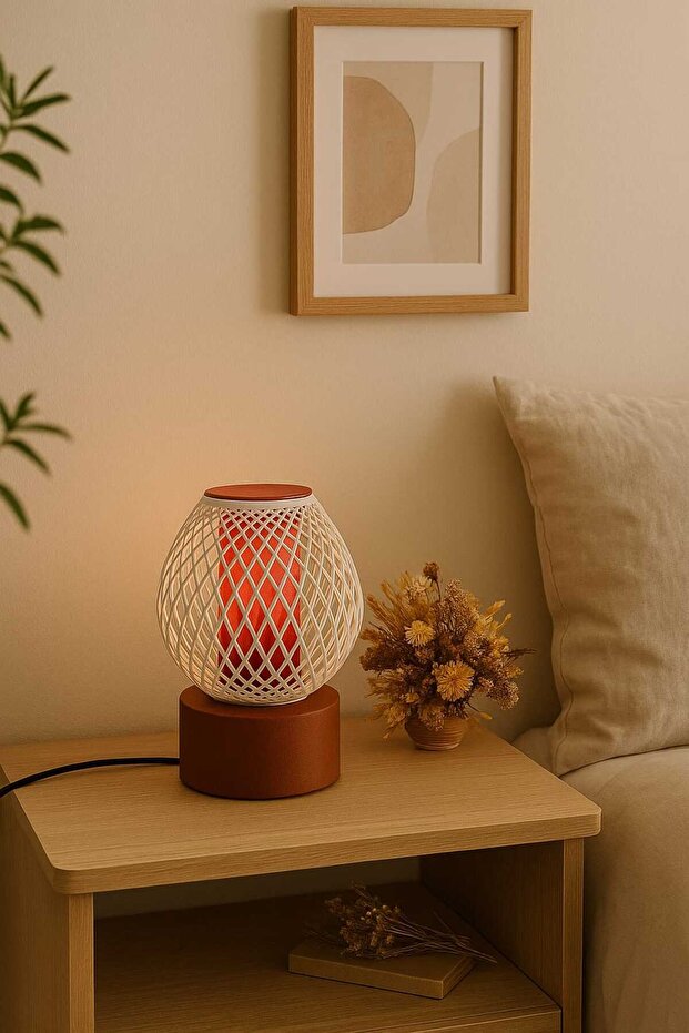 Modern Dekoratif Masa Lambası Gece Lambası - Lotus - 1