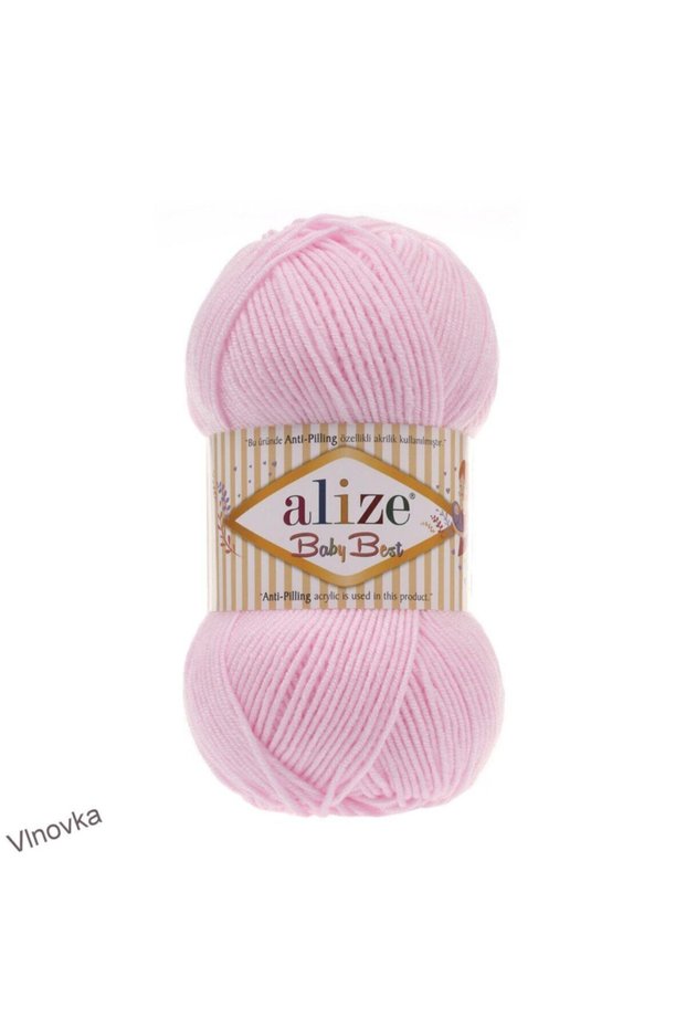 Baby Best Baby Hand Knitting Yarn 10% Bamboo 90% Acrylic 185 Powder Pink