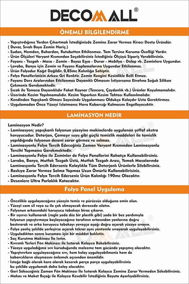 Code 98 Suya Dayanıklı Mutfak Banyo Zemin Mermer Mobilya Fayans Yapışkanlı Folyo Kaplama - 9