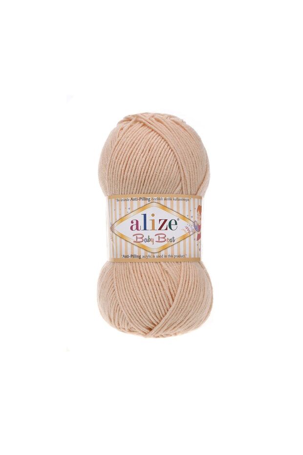 5 Pieces Baby Best 382 Powder 10% Bamboo - 90% Acrylic (anti-pilling Acrylic) / 100 Gr - 240 M