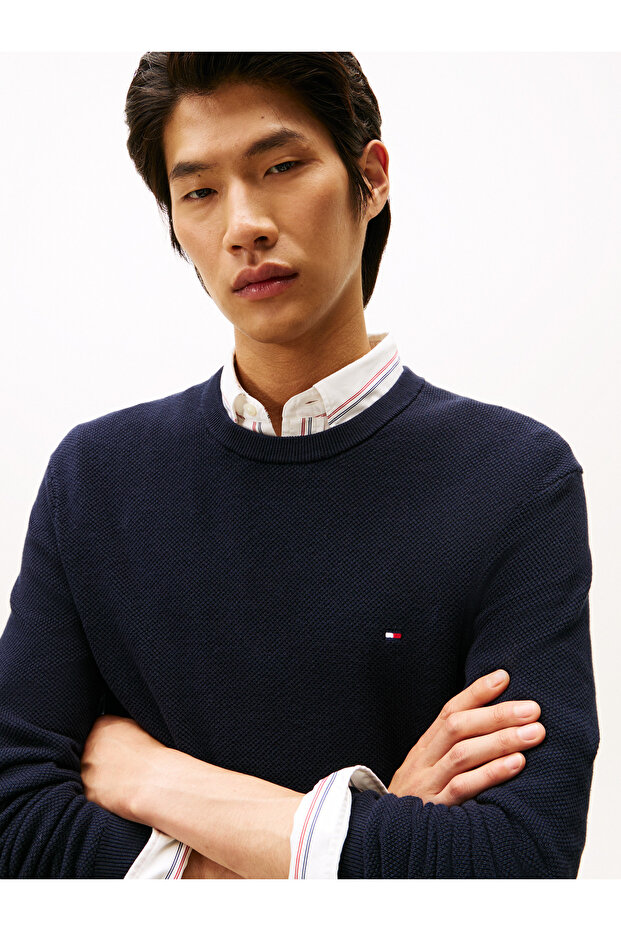 ESSENTIAL STRUCTURE CREW NECK Kazak - 2