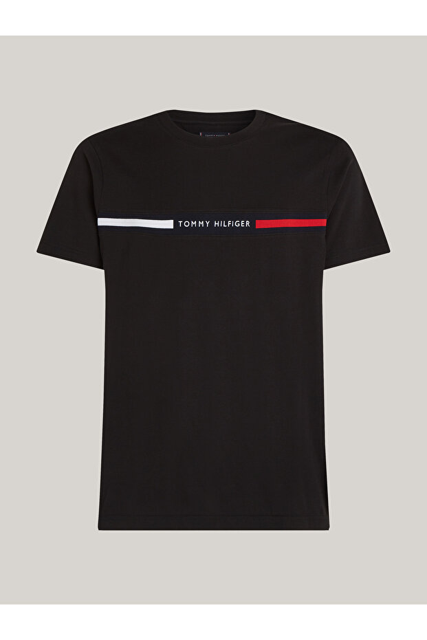HILFIGER CHEST INSERT TEE - 4
