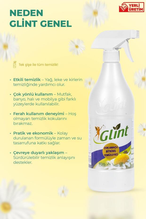 Çok Amaçlı Temizleyici Leke Çıkarıcı - Yağ Çözücü 1 Litre - 1