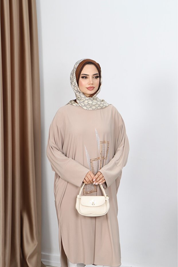 Taşlı Sandy Tunik - 4