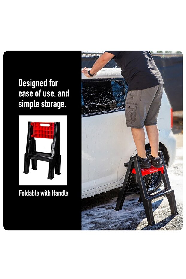 Maxshine Folding Step Stool Katlanır Basamaklı Tabure - 6