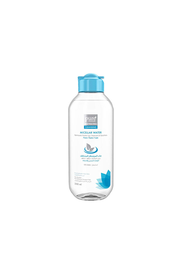 بيور بيوتي مياة تنظيف و إزالة المكياج 250 مل BEAUTY MICELLAR WATER 250ML