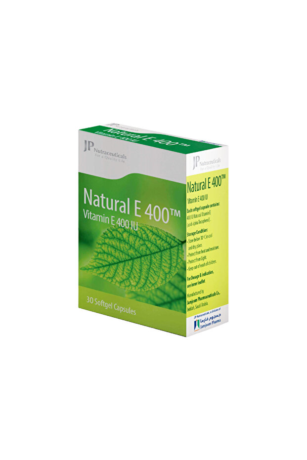 ناتشرال فيتامين ه 400 مجم كبسولات NATURAL E 400 CAPS