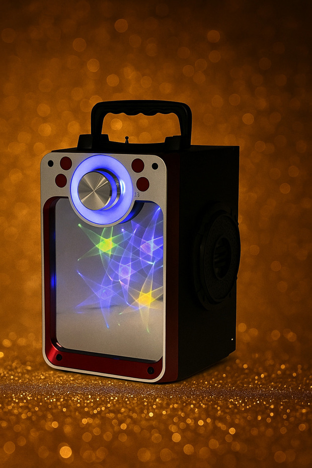 Disko ışıklı Bluetooth hoparlör - 1