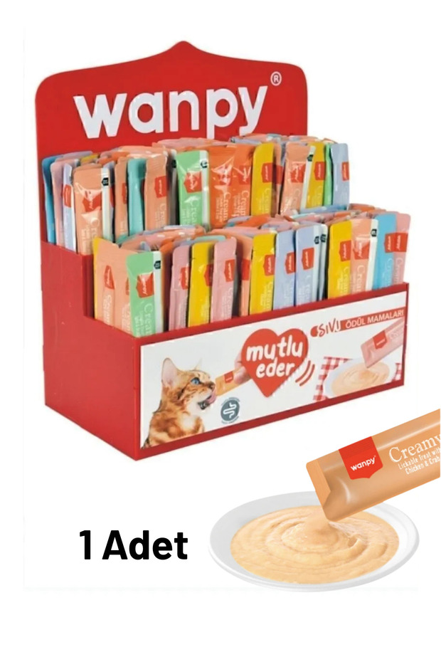 Kedi Ödül Maması - 1 Adet - 14 gram - Tekli Likit Ödül - Sıvı Ödül - 1