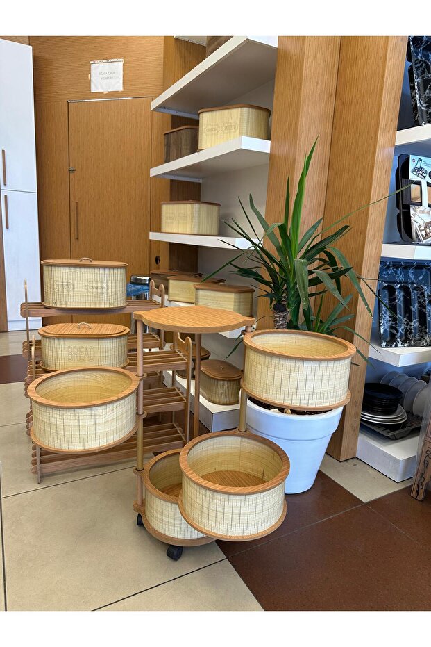 Ahşap 4 Katlı Sebzelik - 3