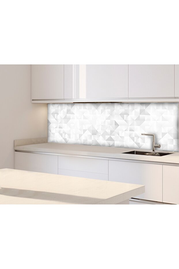 Kendinden Yapışkanlı 100 x 100cm Suya Dayanıklı Fayans Banyo Mutfak Zemin Kaplama Lamin CODE 167 - 4