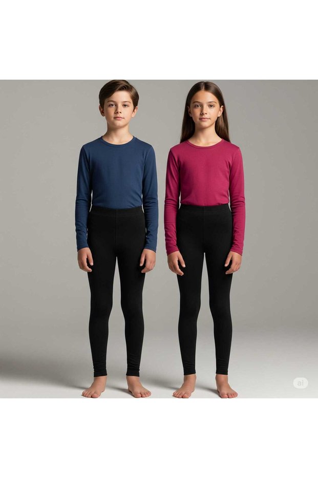 | Cotton Children's Unisex Thermal Tights (1 Piece)