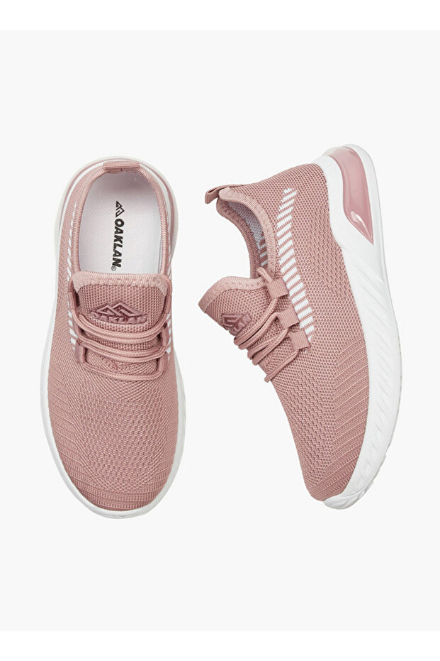 Textured Lace-Up Sports Shoes