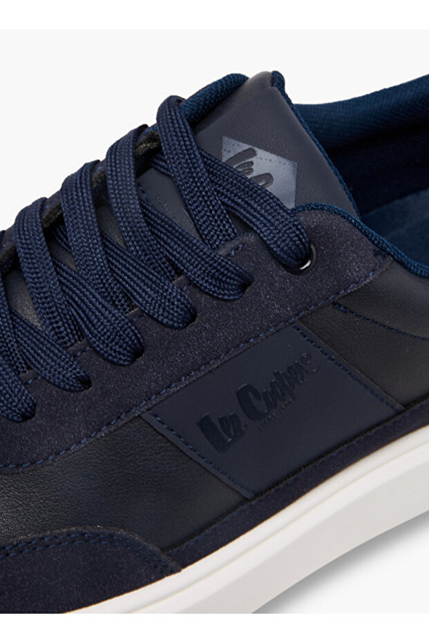 Men's Solid Lace-Up Sneakers - 4