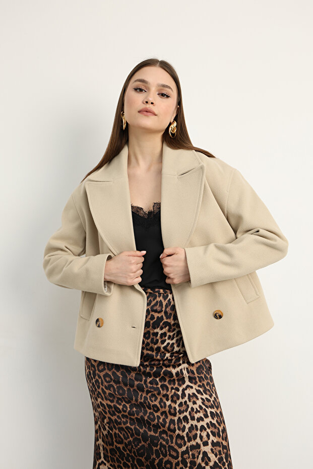 Fusta lungă din satin cu model leopard - 3