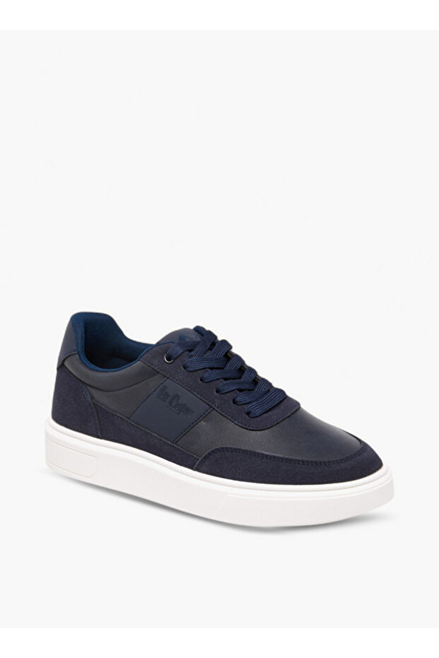 Men's Solid Lace-Up Sneakers - 2