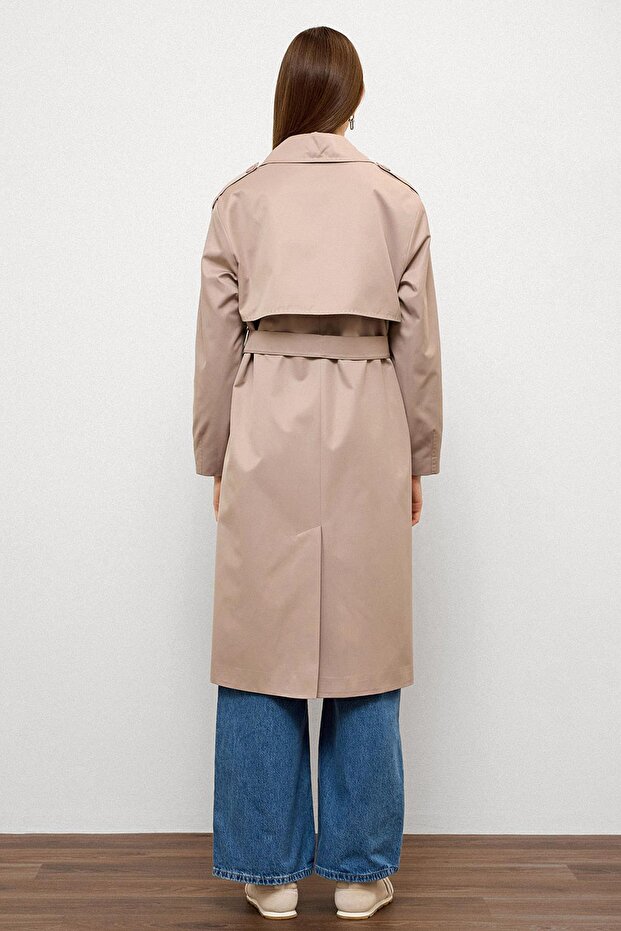 Bequemer Trenchcoat mit Punto-Nahtdetails und wasserabweisenden Eigenschaften, STEIN 6769 - 7