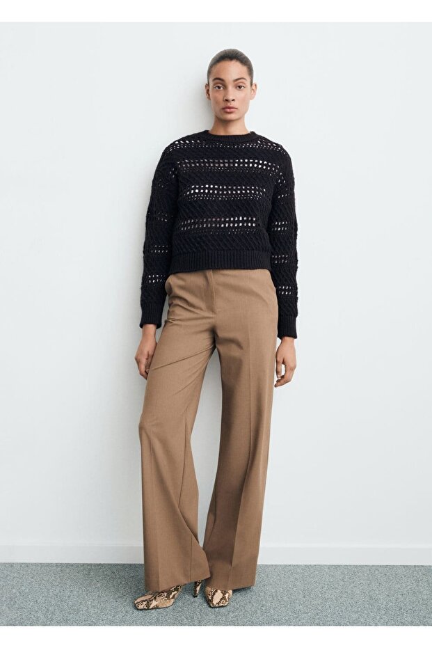 Ajur örgü kazak - 2