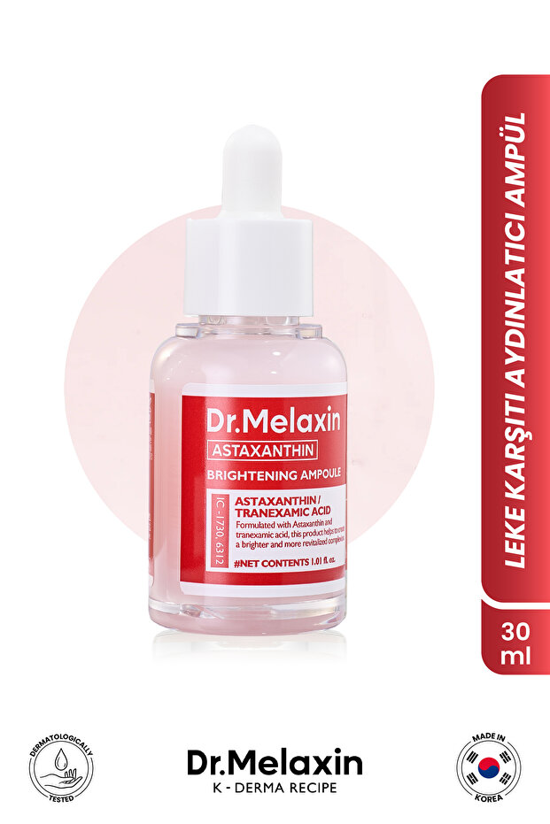 Anti-Blemish Brightening Ampoule – Skin Tone Equalizing Brightening Care with Astaxanthin 30ml