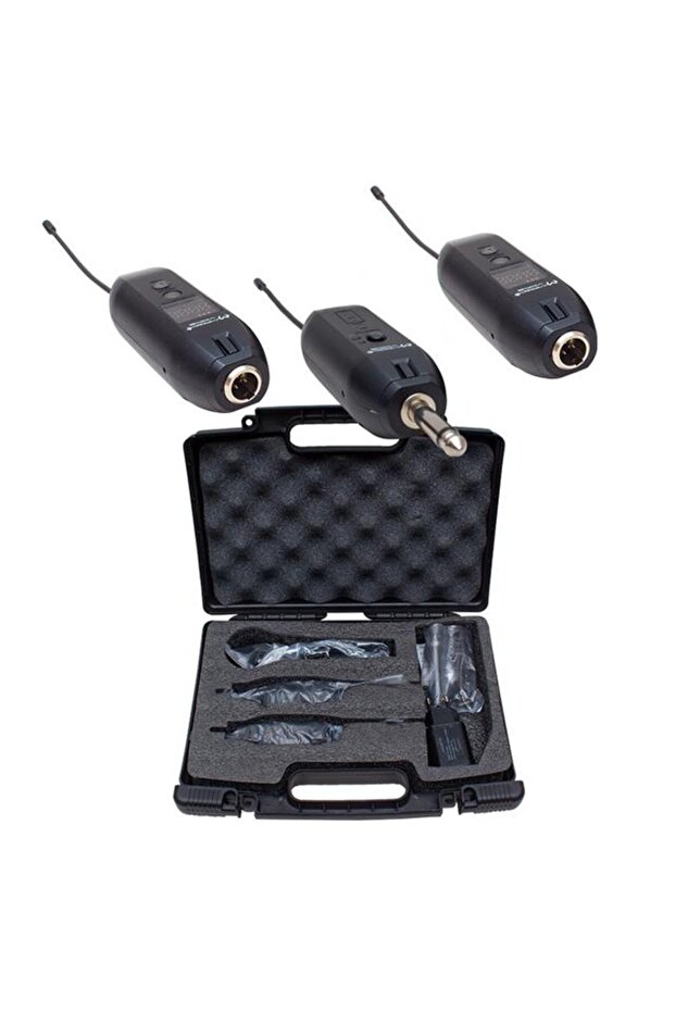 Mv-19596 Uhf Enstrüman Tip Kablosuz Mikrofon Üçlü Set(kürsü-yaka Mik Li)xrl Li - 8