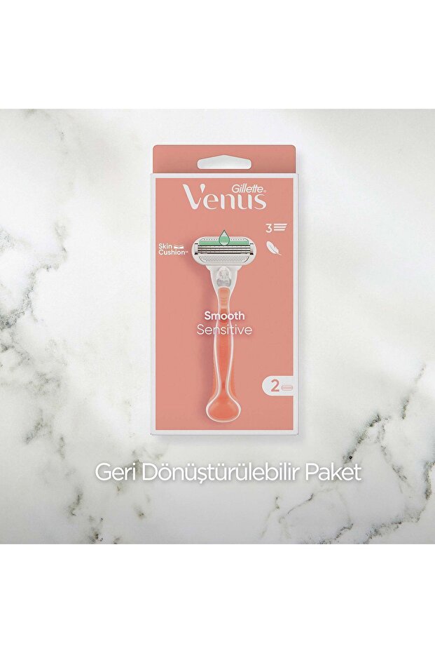 Venus Smooth Sensitive Tıraş Makinesi - 2 Bıçak - 8