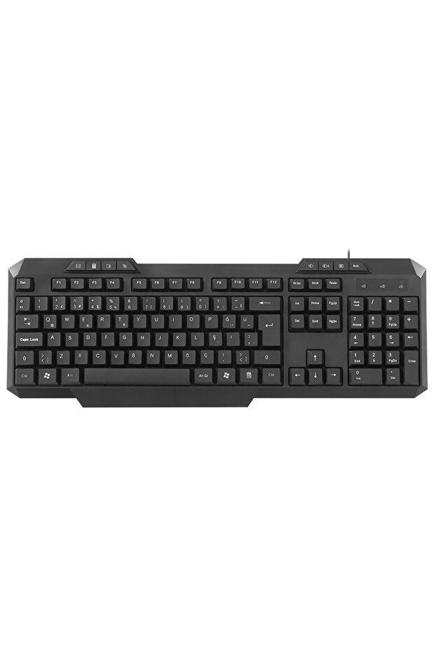 FK-4816QU USB M.M siyah Q klavye - 1