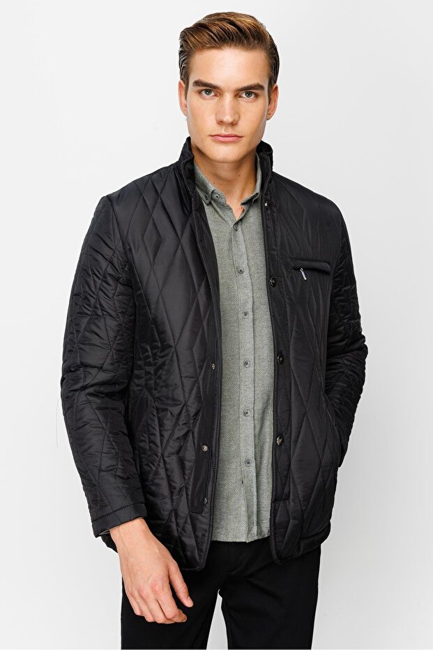 Erkek Siyah Mont - 7