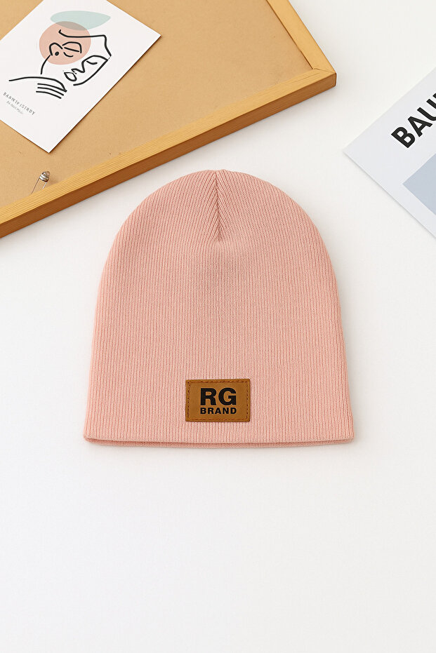 Girl'S/Boy's Beret with Label Detail, Folded Beret_Rg1535