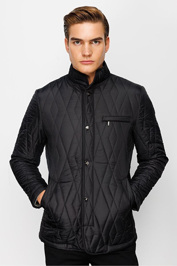 Erkek Siyah Mont - 1