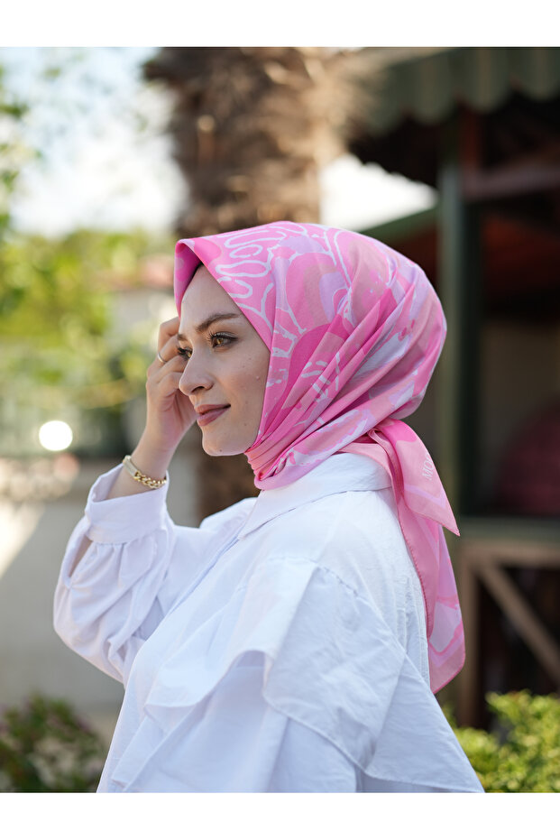 لافينيا نمط القطن الناعم وشاح - 2