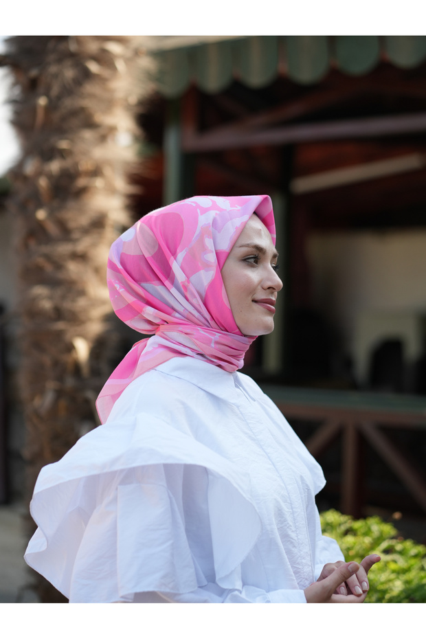 لافينيا نمط القطن الناعم وشاح - 3