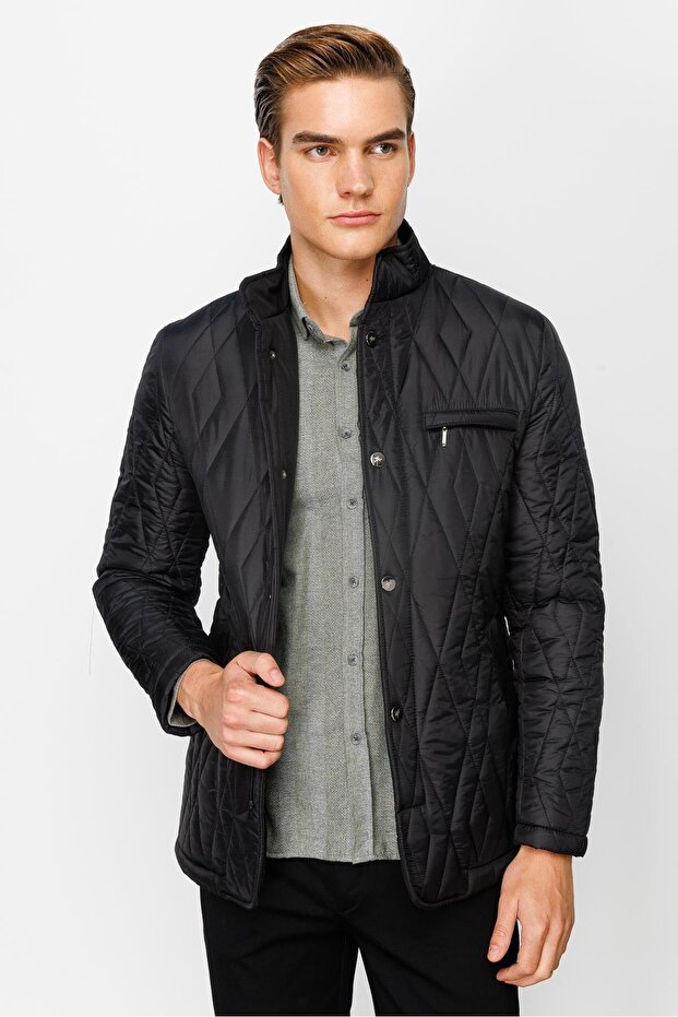 Erkek Siyah Mont - 2