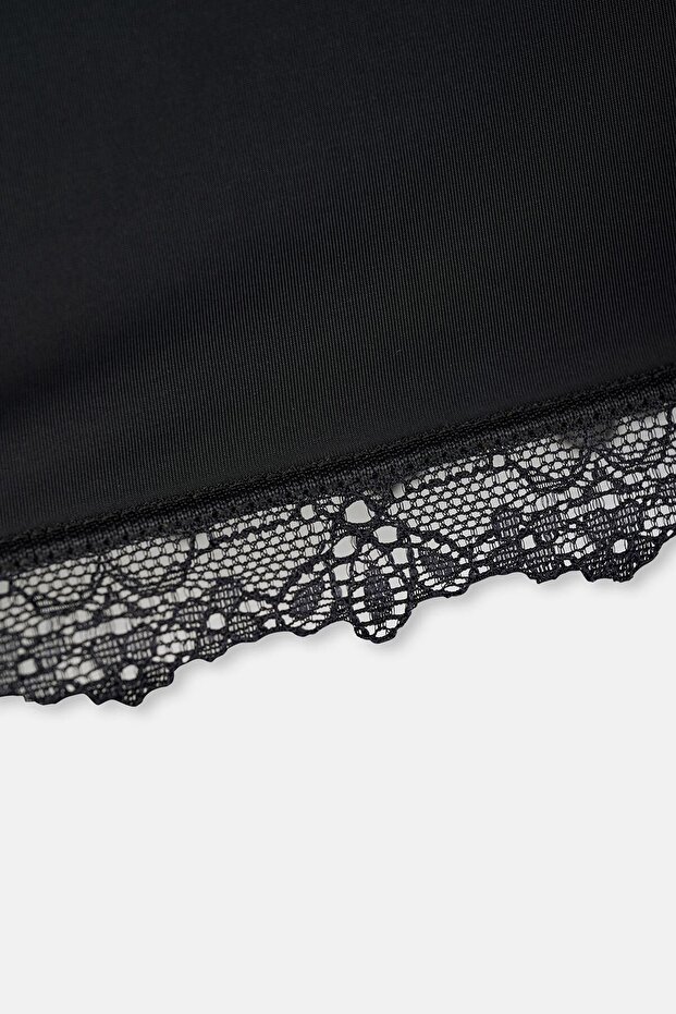 Siyah Mini Jupon - 7