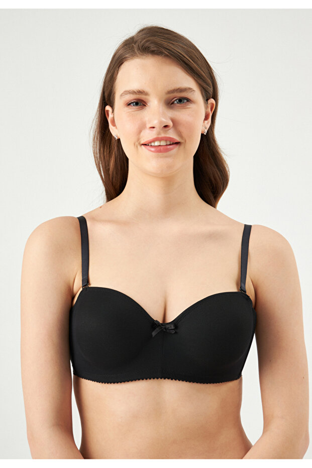 حمالة صدر واحدة بدون حمالات من Black Ersk140 Camellia