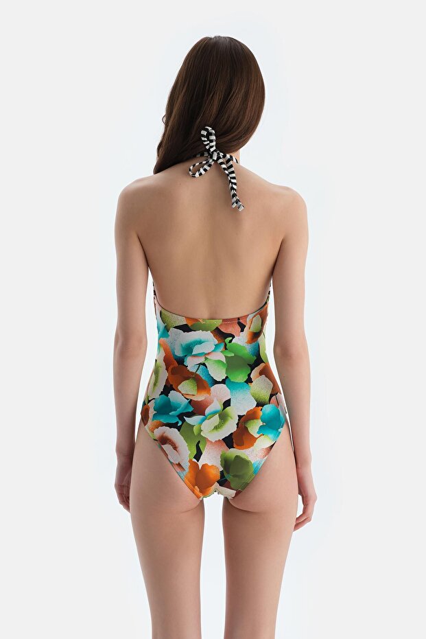 Multicolor Halter Yaka Mayo - 2