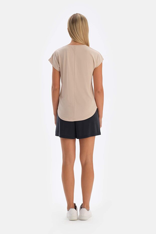 Siyah Likralı Modal Şort - 2