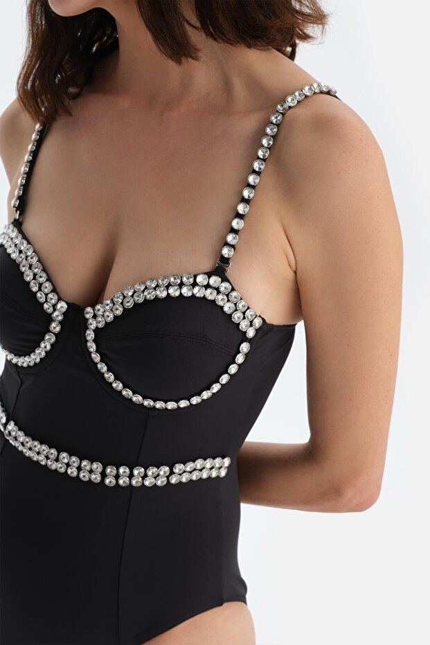 Siyah Straplez Mayo - 6