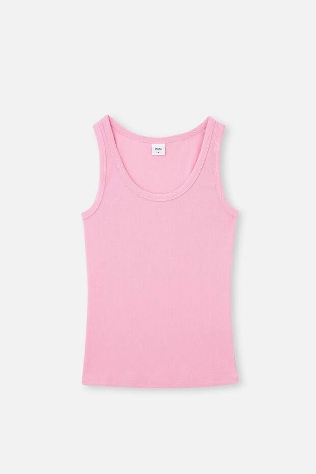 Pembe Kalın Askılı Ribli Atlet - 7