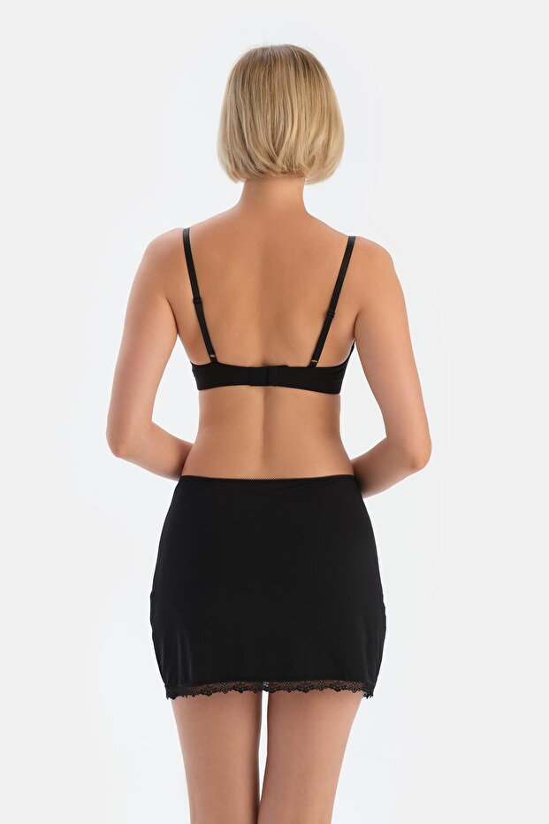 Siyah Mini Jupon - 2