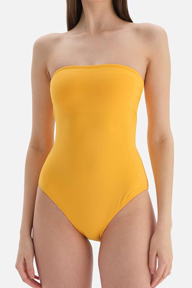 Sarı Straplez Mayo - 4