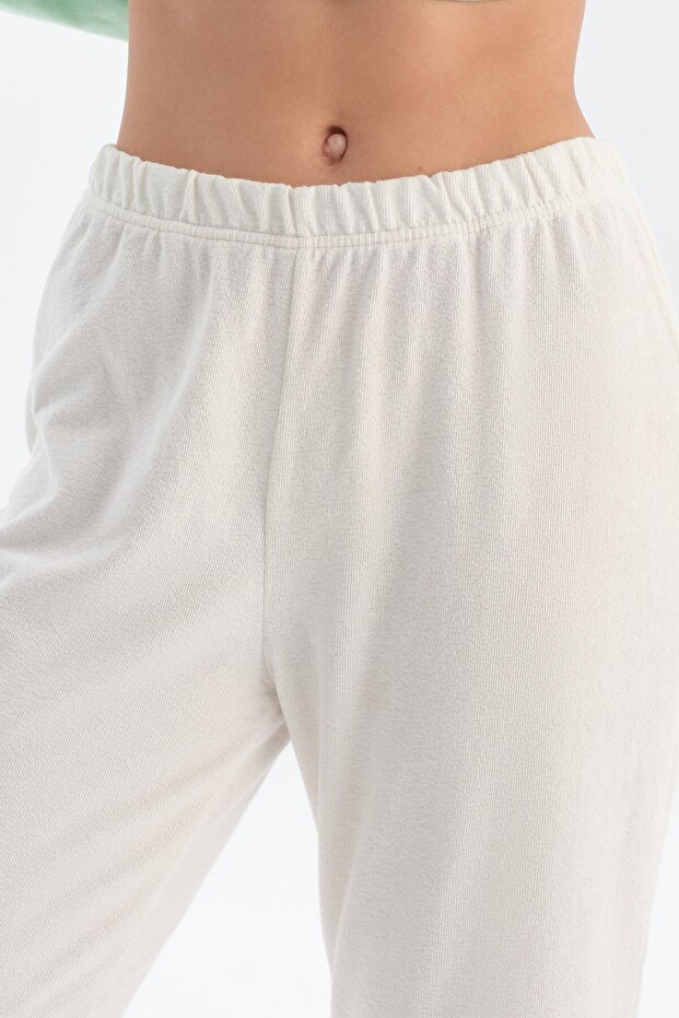 Ekru Kadın Tek Alt - 5