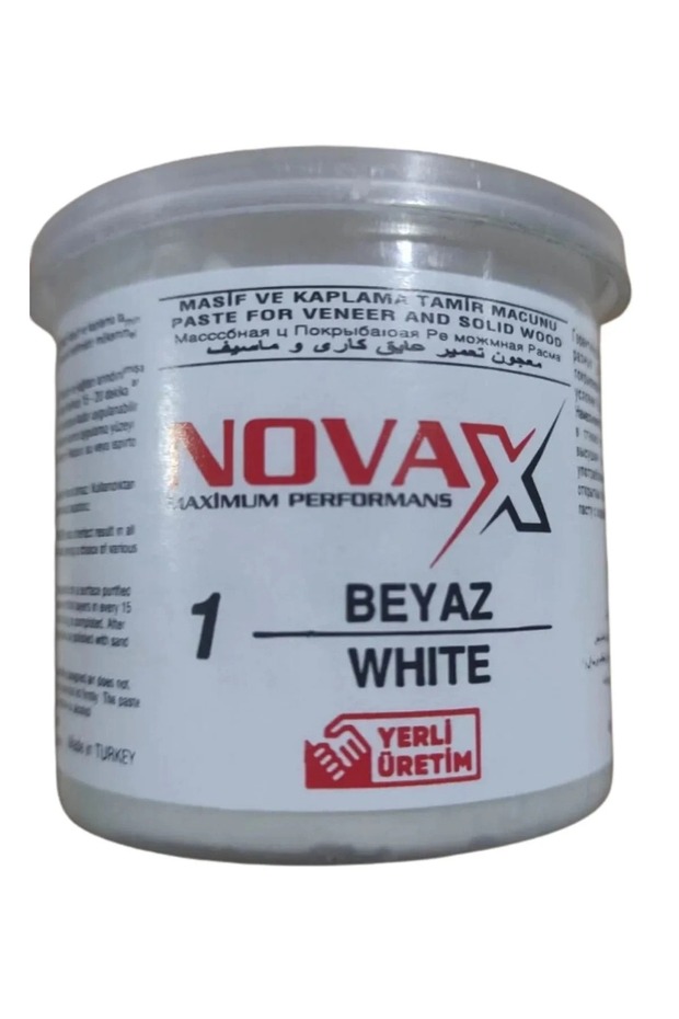 AHŞAP TAMİR MACUNU MASİF KAPLAMA TAMİR BEYAZ RENK 200 ML 1 ADET GÖNDERİLİR - 2