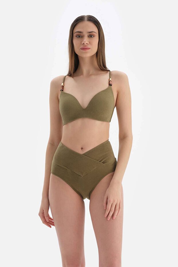 Yeşil Kaplı Bikini Üstü - 5