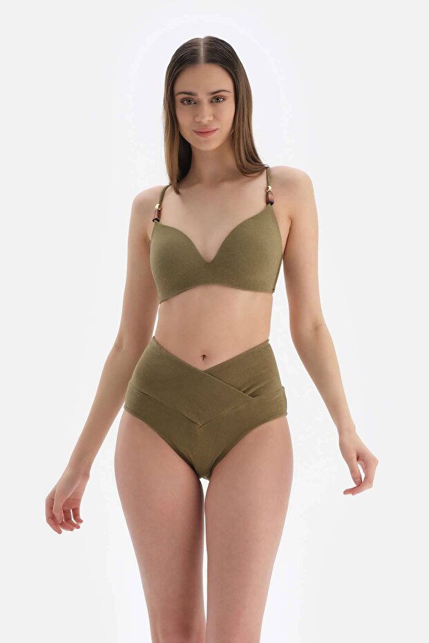 Yeşil Kaplı Bikini Üstü - 7