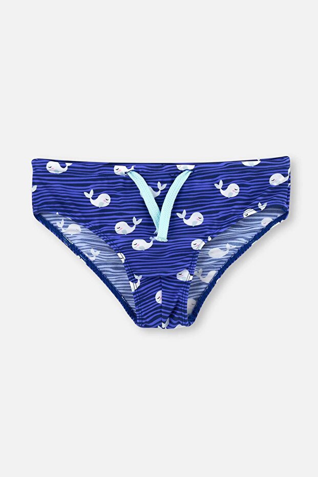 Μαγιό Sax Boy's Fish Pattern Slip - 1